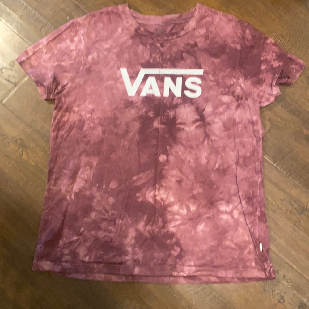 Tie dye vans tee